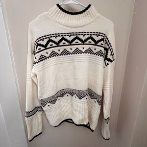 Chenille alpine sweater
